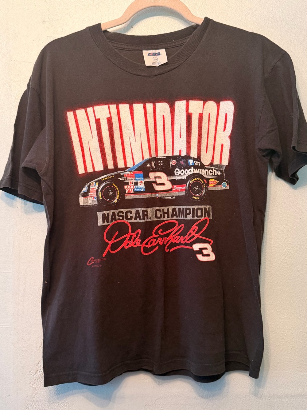 Vintage Dale Earnhardt Intimidator NASCAR Chase Sports Apparel T-Shirt 16/18